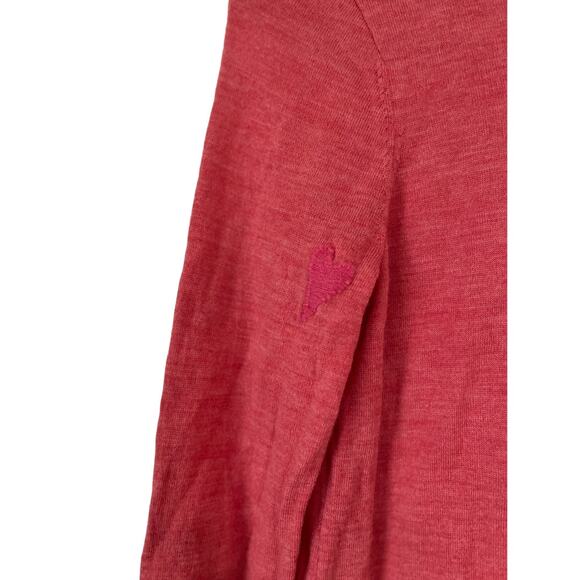 J Jill Womens 100% Merino Wool Tunic Sweater Pink Size XS - Picture 2 of 8